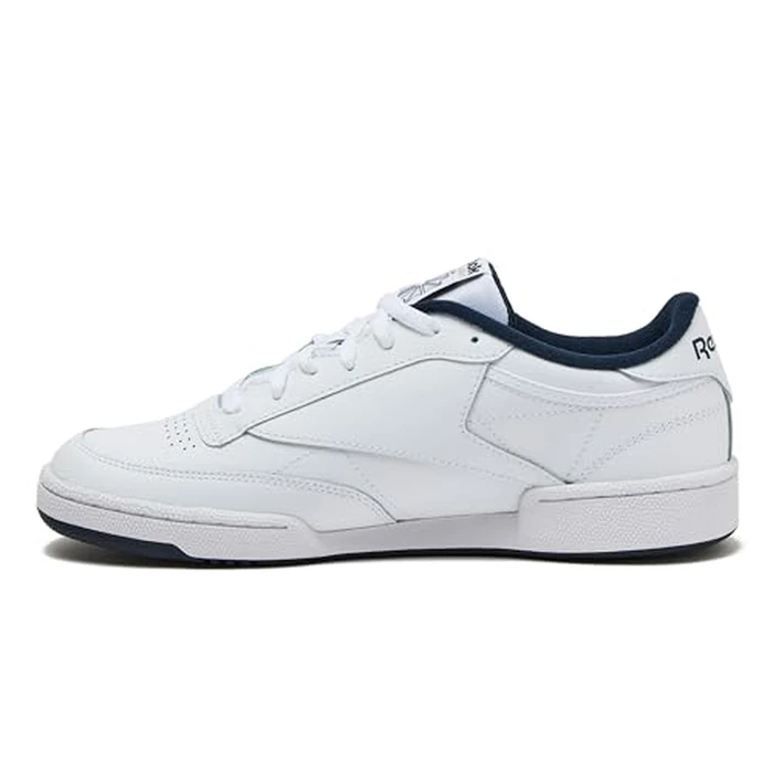Reebok Club C 85 Mens Tennis Shoes, Casual Fashion White Sneakers for Men, Int-White/Navy, 9.5 by Reebok - Image 3