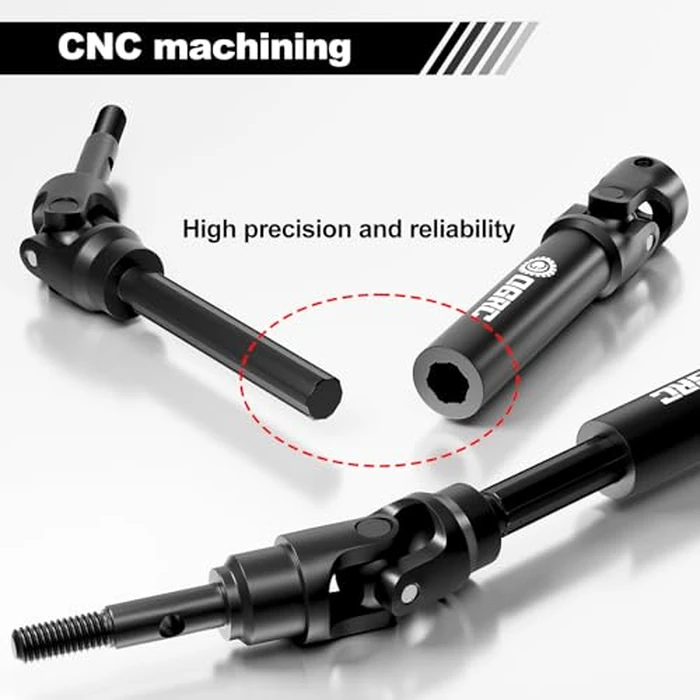 OGRC Front and Rear CVD U-Joint Steel Driveshaft for Traxxas Slash/Stampede/Hoss/Rustler VXL 4X4 Platinum Ultimate Update Parts 1/10 RC Truck Upgrades Parts Replace #6851#6852 by OGUNKE - Image 3