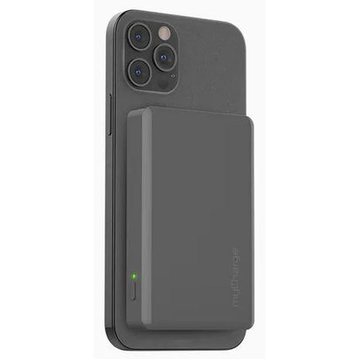 MyCharge Maglock MagSafe Wireless Powerbank 6000mAh with Built-in USB-C Port - Graphite by MyCharge - Image 3