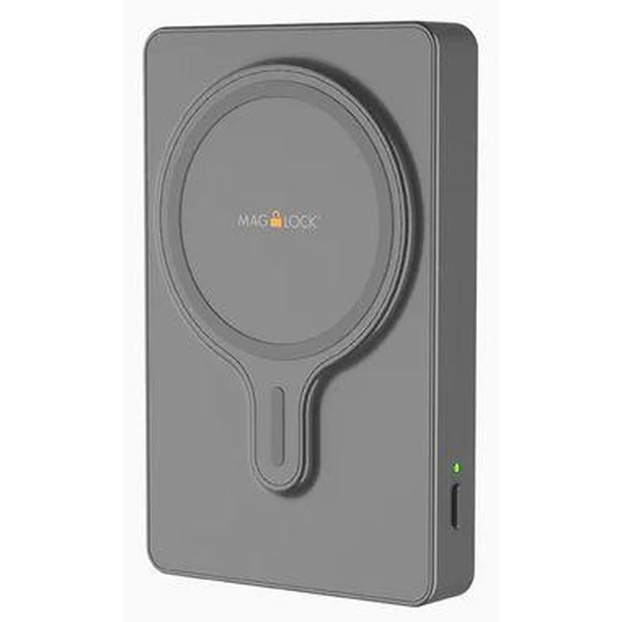 MyCharge Maglock MagSafe Wireless Powerbank 6000mAh with Built-in USB-C Port - Graphite by MyCharge - Image 2