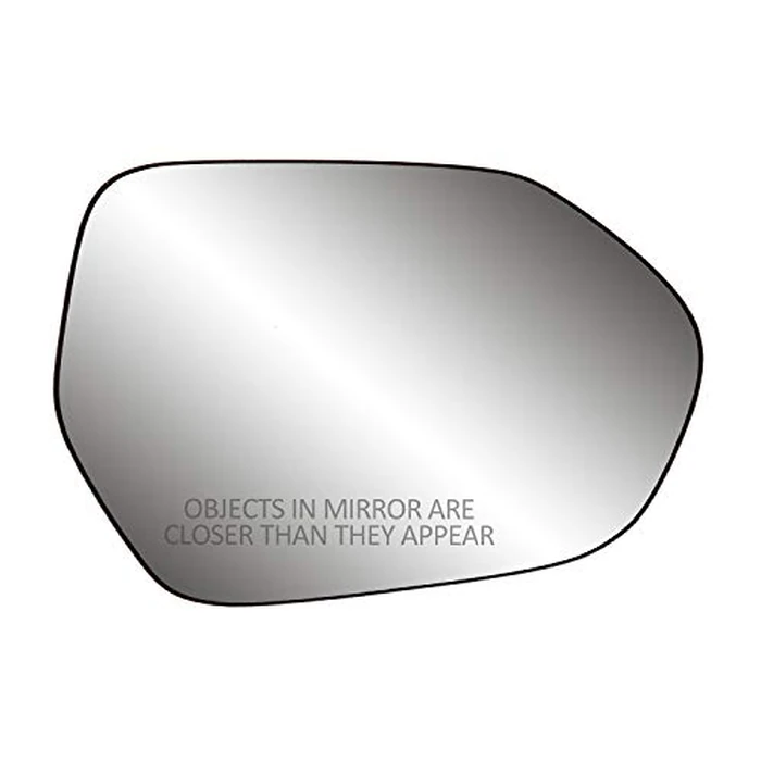 Passenger Side Non-heated Mirror Glass w/backing plate, Camry Sedan/Hybrid, Corolla Sedan, w/o BSDS, 4 15/16" x 7 1/16" x 7" by Fit System - Image 1