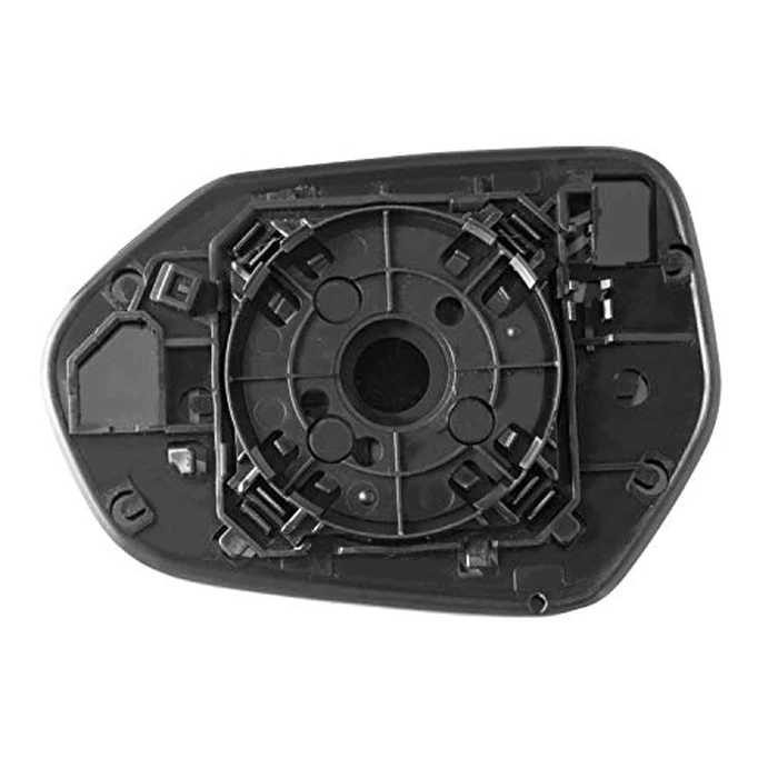 Passenger Side Non-heated Mirror Glass w/backing plate, Camry Sedan/Hybrid, Corolla Sedan, w/o BSDS, 4 15/16" x 7 1/16" x 7" by Fit System - Image 2