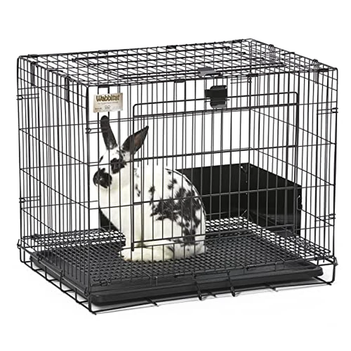 MidWest Homes for Pets Small Wabbitat Rabbit Cage, Grid Mesh Floor, Removable Tray, Top & Front Door Access, Rust Resistant Finish, No Tools Required by MidWest Homes for Pets - Image 9