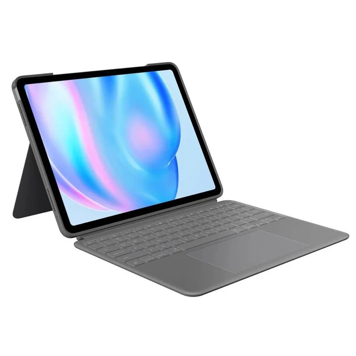 Logitech iPad Air 13-inch Keyboard Case with Detachable Keyboard and Trackpad - Oxford Gray by Logitech - Refurbished - Excellent condition - US$262.49