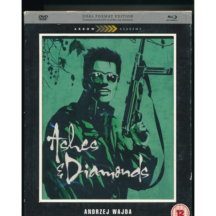 Ashes and Diamonds ( Popiól i diament ) ( PopióB i diament (Ashes & Diamonds) ) (Blu-Ray & DVD Combo) [ Blu-Ray, Reg.A/B/C Import - United Kingdom ] by Arrow Academy - Image 1