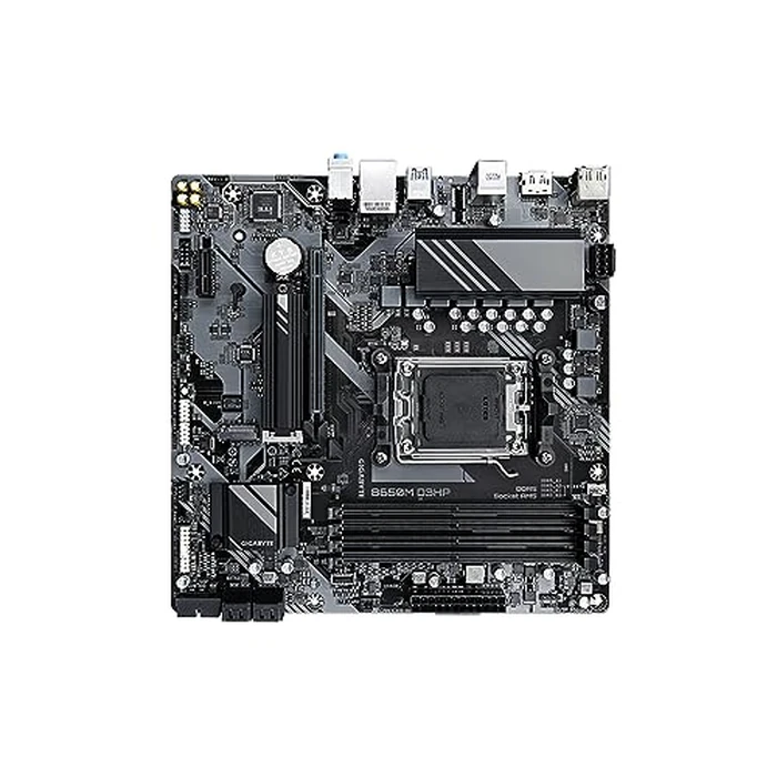 GIGABYTE B650M D3HP AMD AM5 mATX Motherboard, Support Ryzen 9000/8000/7000 Series, DDR5, 5+2+2 Power Phase, 2X M.2, PCIe 4.0, USB-C 3.2 Gen 1, 2.5 GbE, EZ-Latch, Q-Flash, RGB Fusion by GIGABYTE - Image 4