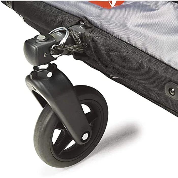 Allen Sports Deluxe Steel 2-Child Bicycle Trailer and Stroller, Model AS2-O, Orange by Allen - Image 8