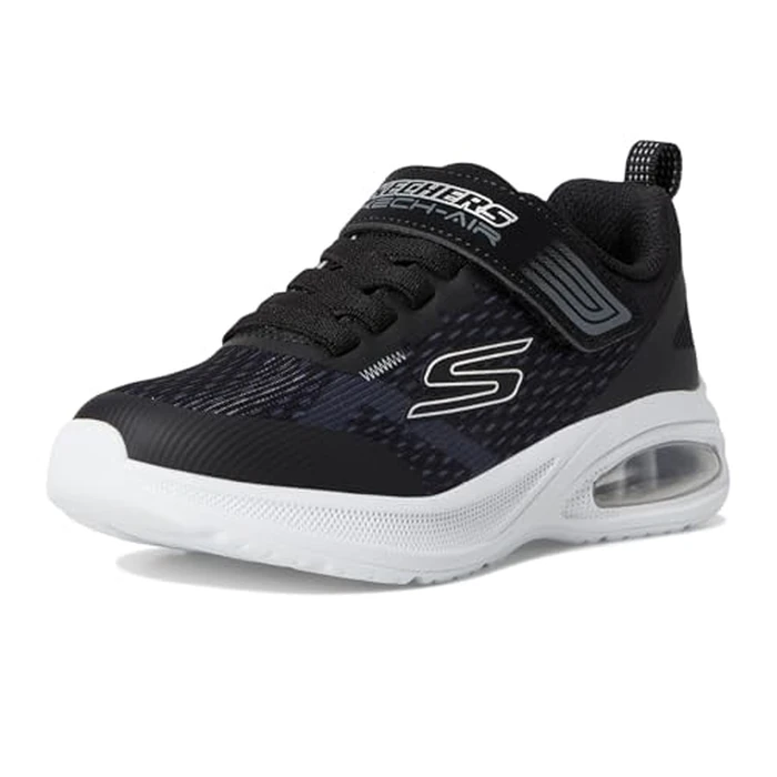 Skechers Kids Boys Microspec Max Advance-Squad-P Sneaker, Black, 1 Little Kid by Skechers - Image 7
