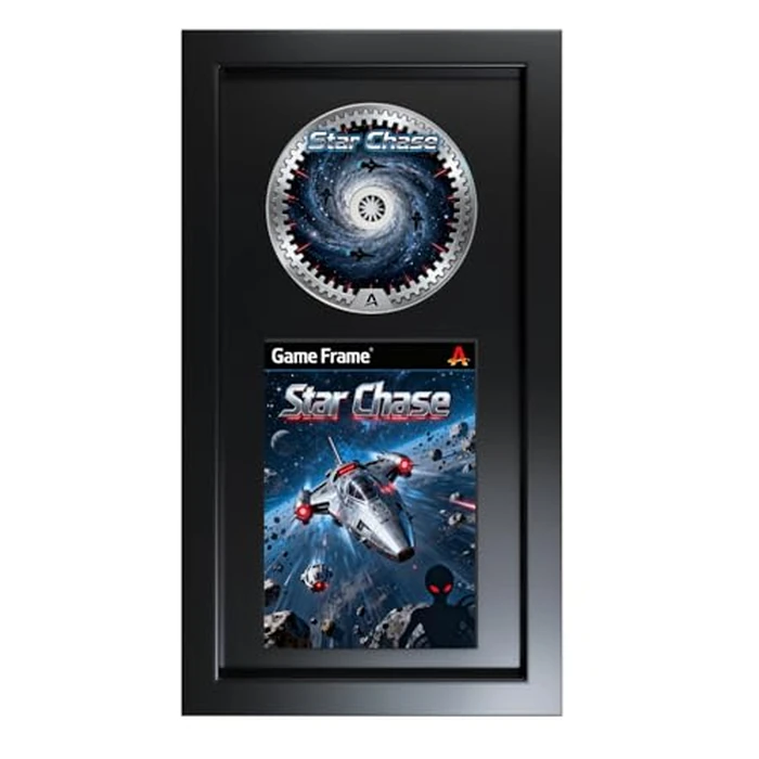 Video Game Display Frame Compatible with PS2 Game Case and Disc, with EVA Foam Lining & Black Flocked Fabric, Gaming Picture Frame, Gaming Room Decor, 8"x15" by Allenkwok - Used - Very Good condition