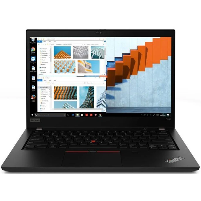 Lenovo ThinkPad T490 Laptop 14" - Black - Intel Core i5-8365U 1.6GHz - 8GB RAM - 256GB by Lenovo - Image 1