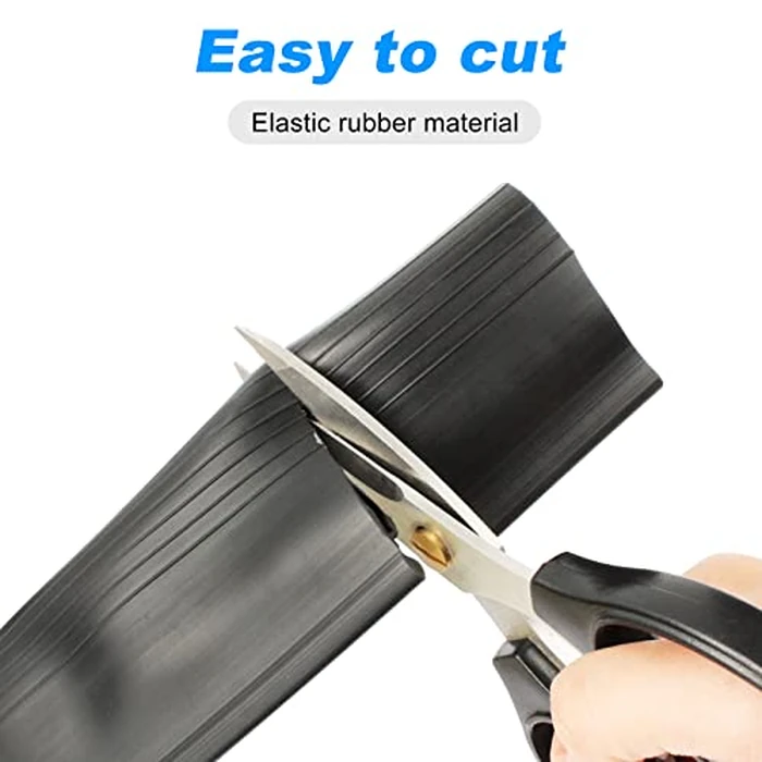 Garage Door P-Bulb Bottom Weather Seal Replacement for 16FT P-Bulb Overhead Garage Doors Rubber Bottom Seal fit 180, 280, and 390 Series Doors (NOT Windsor P-Bulb) by FELHOOD - Image 5