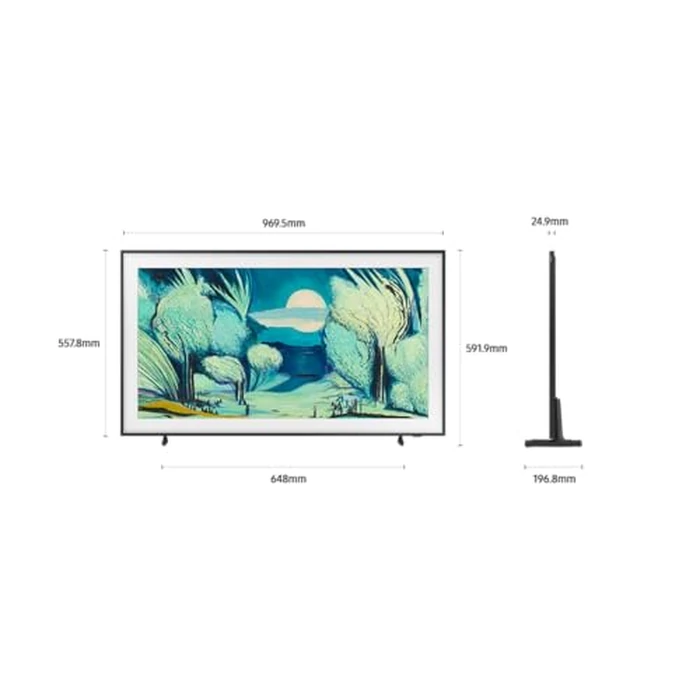SAMSUNG 43-Inch The Frame 4K Smart TV, Art Mode, Matte Glare Free Screen, Slim Design, AI Gen 2 Processor, Slim Wallmount Included, One Connect Box, Q-Symphony - QN43LS03FAFXZC [Canada] (2025) by Samsung - Image 6