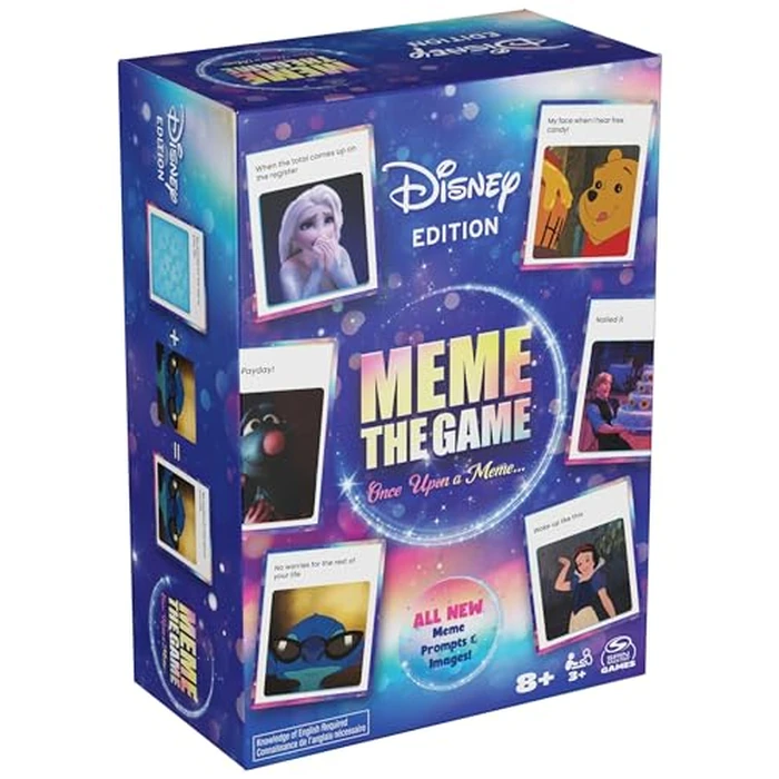 Spin Master Games, Disney Meme The Game, Disney Card Game for Hilarious Family Fun, Funny Caption Contest with Classic & Modern Characters, for Kids & Family, 3-6 Players, for Ages 8 & Up by Spin Master Games - Image 6
