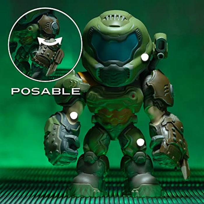 Numskull Doom Slayer Doom Eternal in-Game Collectible Replica Posable Toy Figure - Official Doom Merchandise - Limited Edition by Numskull - Image 3