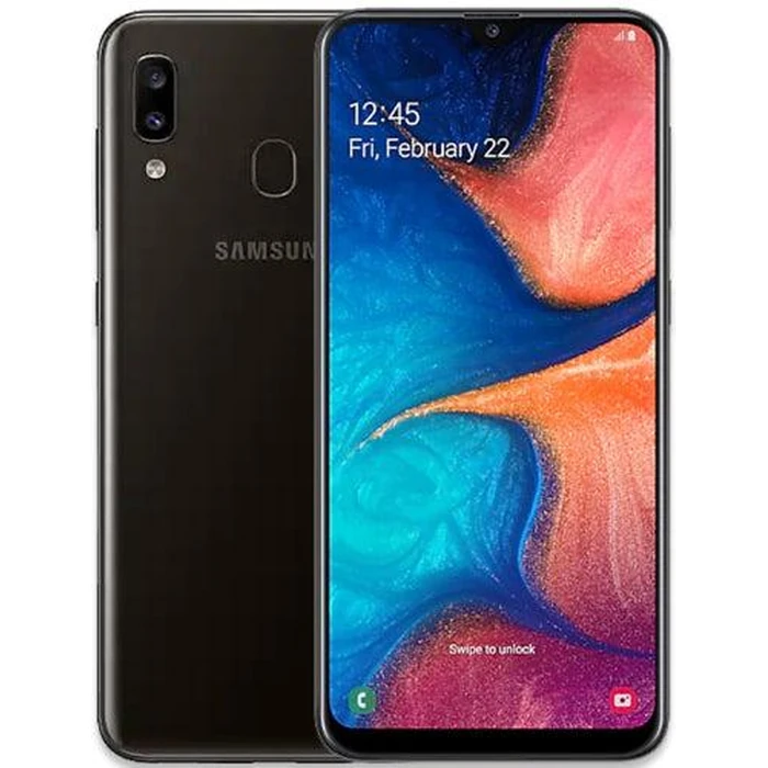 Galaxy A20 - 32GB - 1 Physical SIM - Black - Verizon by Samsung - Refurbished - Acceptable condition