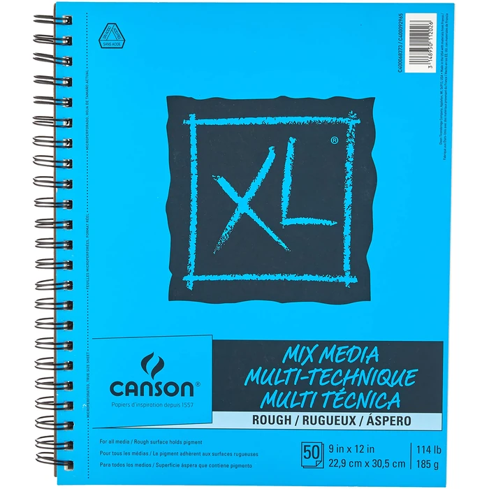 Canson XL Series Rough Mix Media, 9" x 12" by Canson - Image 1