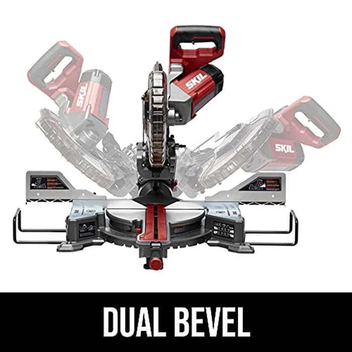 SKIL 10" Dual Bevel Sliding Compound Miter Saw-MS6305-00 by Skil - Image 3
