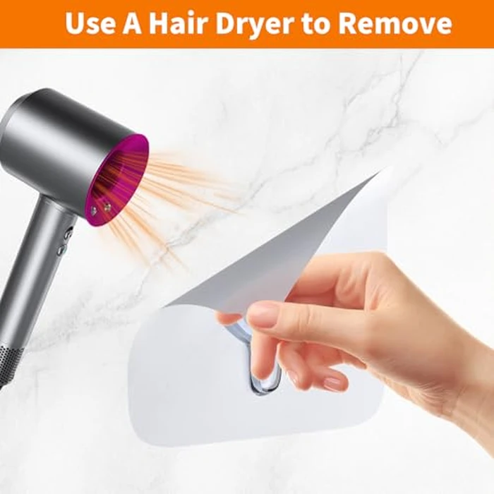 24PCS Picture Hangers Without Nails, Wall Hangers Without Nails, Adhesive Wall Hooks, to use Inside Kitchen, Bathroom, Home and Office (8mm) by coolpa - Image 7