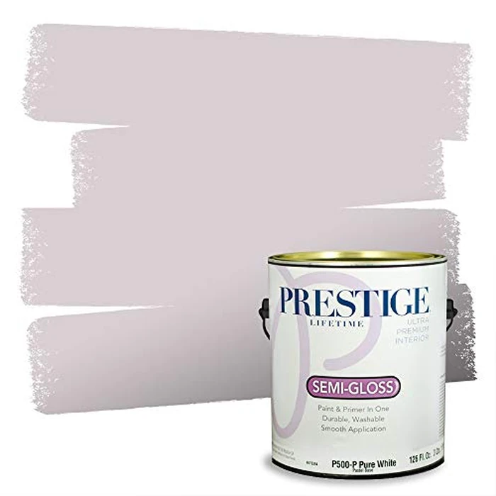 PRESTIGE Paints P500-P-1444BM Interior Paint and Primer In One Semi-Gloss Comparable Match of Benjamin Moore, 1 gallon, New Age by PRESTIGE - Used - Like New condition - US$31.53