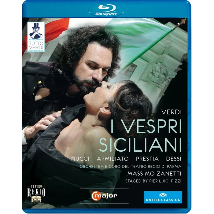 I Vespri Siciliani [Blu-ray] by Zach Top - Used - Like New condition - US$43.38