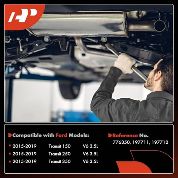 A-Premium Front Catalytic Converter with Gasket Kit Direct-Fit Compatible with Ford Transit-150, Transit-250, Transit-350, 2015 2016 2017 2018 2019, 3.5L, E.P.A. Compliant by A-premium - Image 2