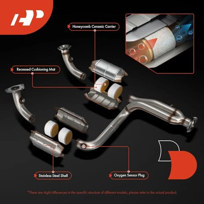 A-Premium Front Catalytic Converter with Gasket Kit Direct-Fit Compatible with Ford Transit-150, Transit-250, Transit-350, 2015 2016 2017 2018 2019, 3.5L, E.P.A. Compliant by A-premium - Image 4