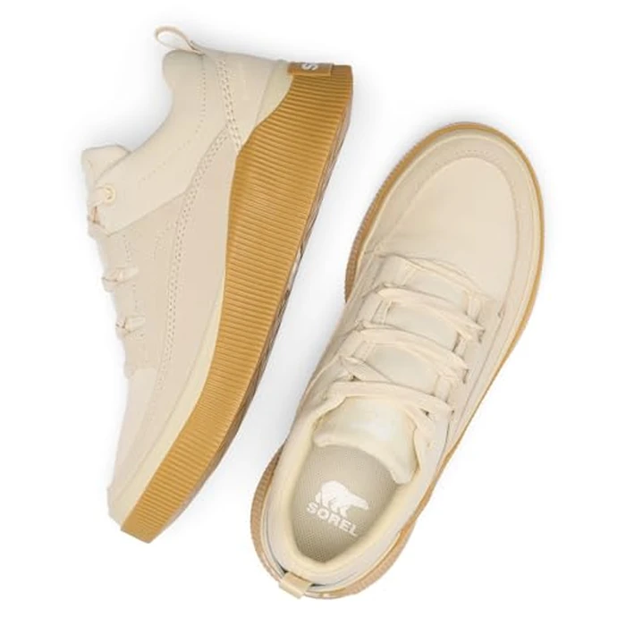 Sorel Women's Out N About IV Low Sneaker Waterproof, Chalk/Gum 16, 8 by Sorel - Image 5