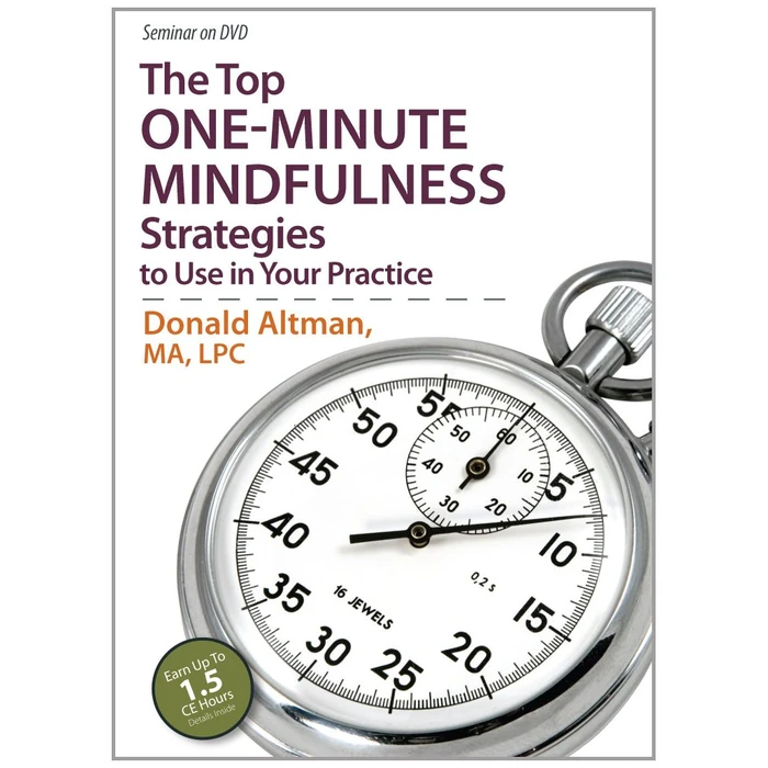The Top One-Minute Mindfulness Strategies to Use in Your Practice by Pesi Publishing & Media - Used - Good condition - US$50.96