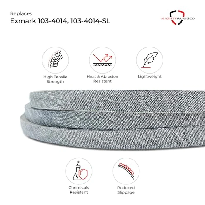 103-4014 Mule Drive Belt Replacement for Exmark, Length 116", Heavy-Duty, Durable, Aramid Cord Belt Replaces 1034014, 103-4014-SL on Exmark Lazer Z Series with AC, AS, BV, EFI, LC, KA, KC, Variants by MightyRugged - Image 4