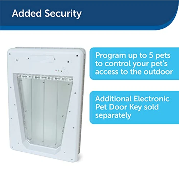 PetSafe Electronic Pet Door - Rust-Proof Programmable Smart Collar-Activated Dog or Cat Entry - Easy Installation & Space-Saving Design - Large - Fits Pets Up to 100 lb by PetSafe - Image 4