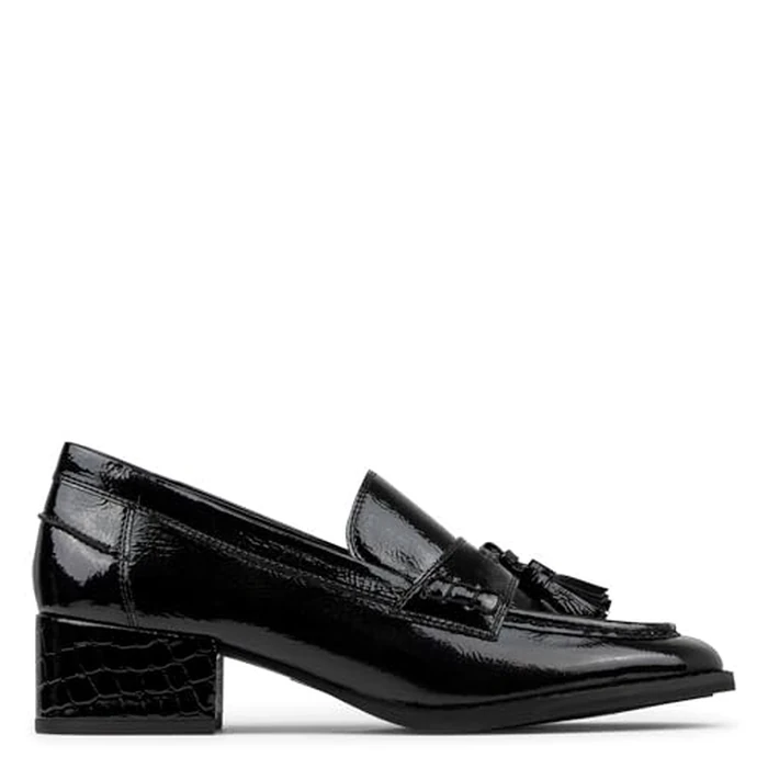 Donald Pliner Womens Powel Crinkle Patent, Black 6.5 by Donald J Pliner - Image 6