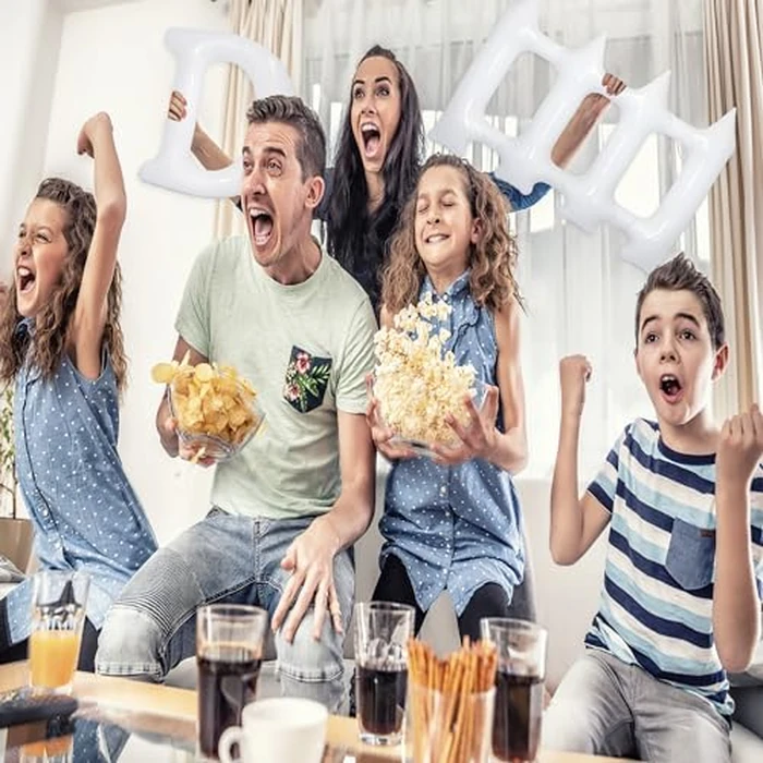 Defense Sign 2 pcs D + Fence | Defense Sports Sign | Football D Fense, Basketball D Fense | Baseball D Fense, Inflatable D-Fence sign| Sports Party Decoration | Defense Gameday Decoration | BASHOUT by BASHOUT - Image 2