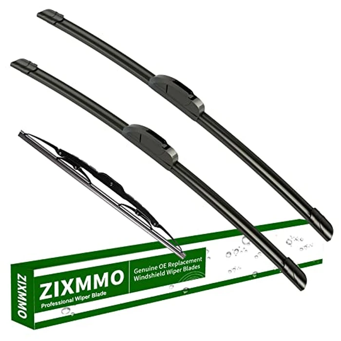 ZIXMMO 26"+20" windshield wiper blades with 16" Rear Wiper Blades Set Replacement for Chrysler Town & Country 2008-2016,Dodge Grand Caravan 2008-2019 2020 Original Factory Quality (Set of 3) by ZIXMMO - Used - Very Good condition - US$13.20