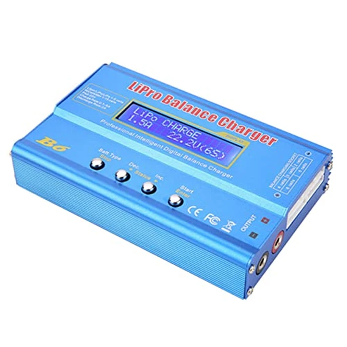 B6 80W Balance Discharger, Digital LCD Display Battery for LiPo, Liion, Life, NiMH, NiCd, Pb Battery(Max Charging Power 80W) by POCREATION - Image 4