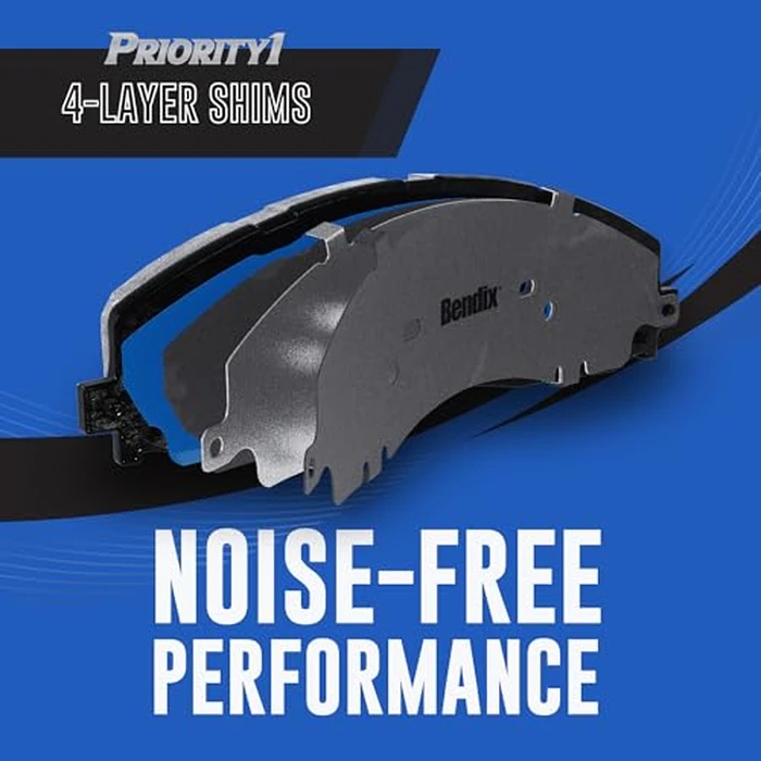 Bendix Priority1 CFC1850 Ceramic Rear Brake Pads for select BMW 530e, 530i, 540d, 540i, 640i, 740e, 740i, 745e, 750i, 750Li, 840i xDrive Gran Coupe, Alpina B7, iX xDrive50, M550i, X3, X4, X5, X6, X7 by Bendix - Image 6