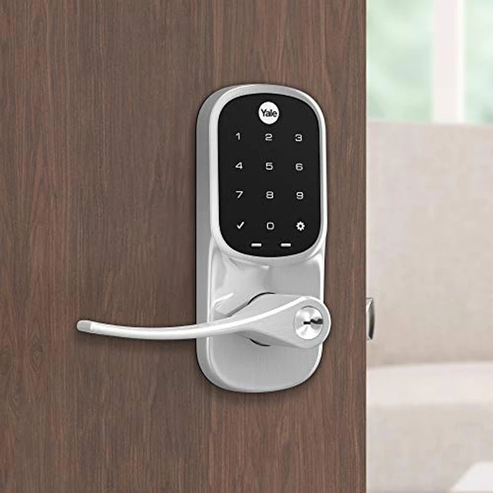 Yale Assure Electronic Door Handle with Touchscreen, Satin Nickel Non-Connected Keypad Provides Keyless Entry with Pin Code, One-Touch, or Auto-Locking, YRL226-NR-619 by Yale - Image 5