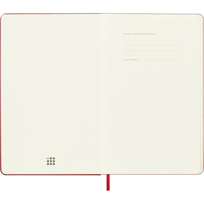 Moleskine Classic 18 Month 2025-2026 Weekly Planner, Hard Cover, Large (5" x 8.25"), Scarlet Red, 208 pages by Moleskine - Used - Like New condition - CA$12.10