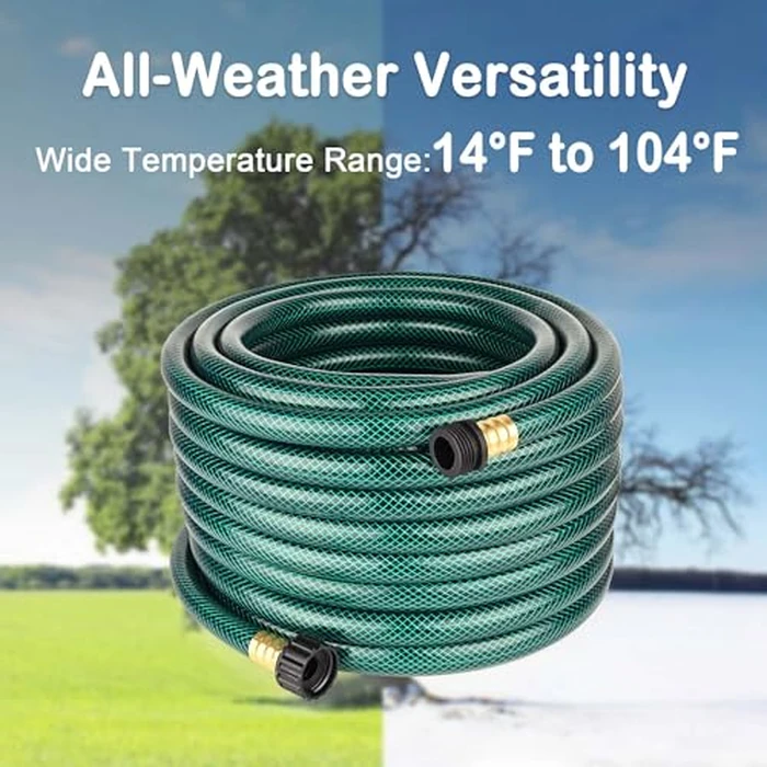 100FT Flexible Garden Hose for Patio: 5/8 Inch Lightweight Water Hose with Male to Female Leak-Free Connections for Large Residential Yard Use by Orgrimmar - Image 7