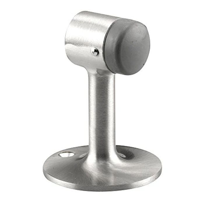Prime-Line J 4847 Door Stoop, Floor Mount, 1 Hole, 3-1/4 in., Satin Nickel (Single Pack) by Prime-Line - Used - Very Good condition
