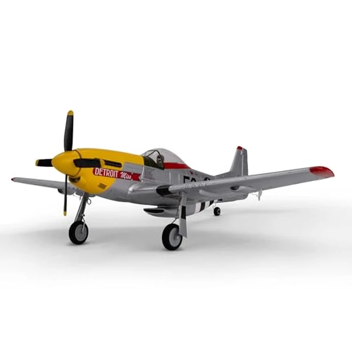 E-flite RC Airplane UMX P-51D Detroit Miss BNF BasicTransmitter Battery and Charger Not Included EFLU7350 by E-flite - Image 8