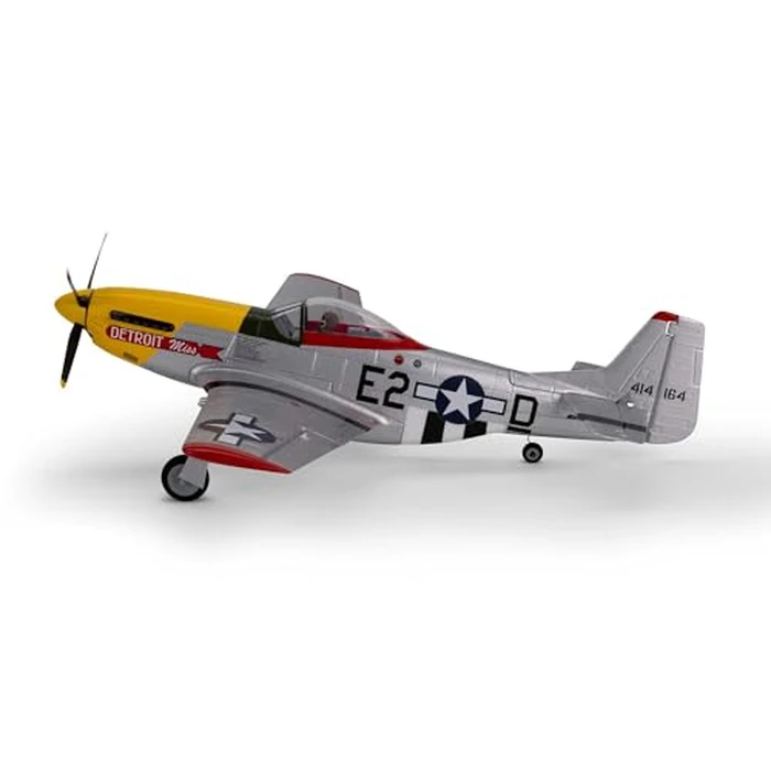 E-flite RC Airplane UMX P-51D Detroit Miss BNF BasicTransmitter Battery and Charger Not Included EFLU7350 by E-flite - Image 9