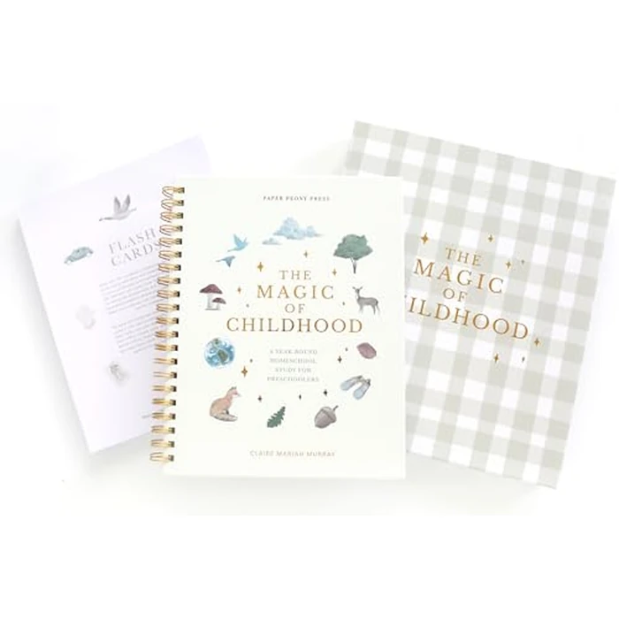 The Magic of Childhood: A 52 Week Christian Homeschool Curriculum for Preschoolers | Weekly Units, Flashcards and Devotionals | Ages 3-5 by Paper Peony Press - Image 3