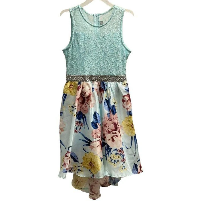 Emily Rose Girl's Floral High Low Dress 12 - Mint by Emily Rose - Refurbished - Brand New condition