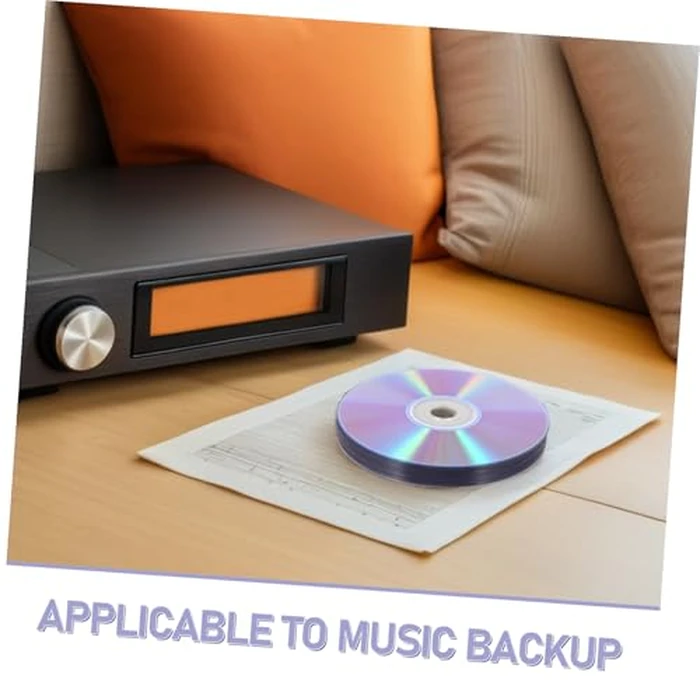 Abaodam 10pcs Blank Cd-rw Discs, Rewritable Storage Media for Music Audio Recording Backup Data Duplication by Abaodam - Image 3