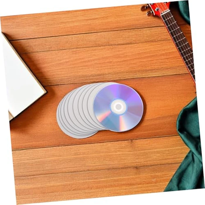 Abaodam 10pcs Blank Cd-rw Discs, Rewritable Storage Media for Music Audio Recording Backup Data Duplication by Abaodam - Image 5