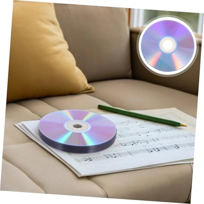 Abaodam 10pcs Blank Cd-rw Discs, Rewritable Storage Media for Music Audio Recording Backup Data Duplication by Abaodam - Image 8