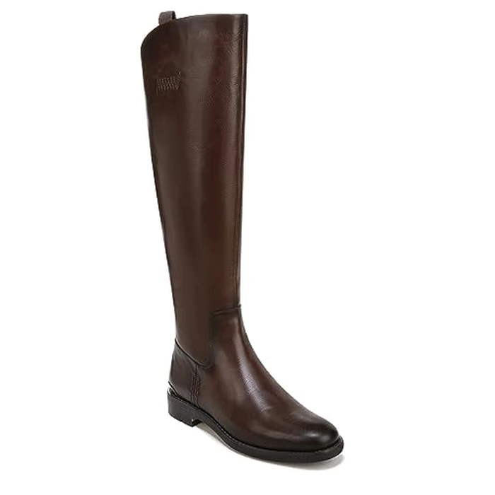Franco Sarto Women's L-Meyer Knee High Boot, Dark Brown Leather, 6.5 by Franco Sarto - Image 1