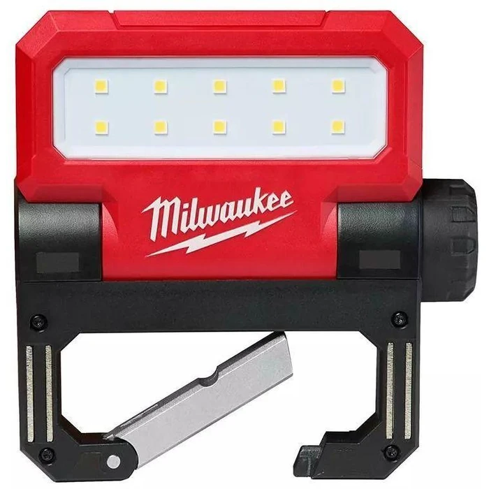 Milwaukee 2114-21 550-Lumen LED Rechargeable Pivoting Flood Light - Red by Milwaukee - Image 1