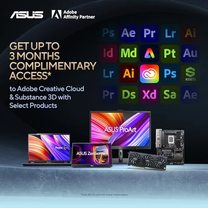 ASUS ProArt Display 32” 4K HDR Monitor (PA329CV) - UHD (3840 x 2160), IPS, 100% sRGB/Rec.709, ΔE < 2, Calman Verified, USB-C Power Delivery, DisplayPort, HDMI, USB 3.1 Hub, C-clamp, Height Adjustable by Asus - Image 2
