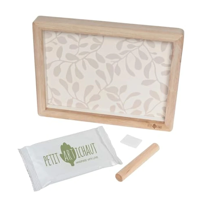 Petit Artichaut Classic Frame with Baby Imprint Kit (Ivy Grey) - Reversible Background, Hypoallergenic Clay, Roller - Wall Hanging Photo Frame for Baby Footprint & Photo Display by Petit Artichaut - Image 7